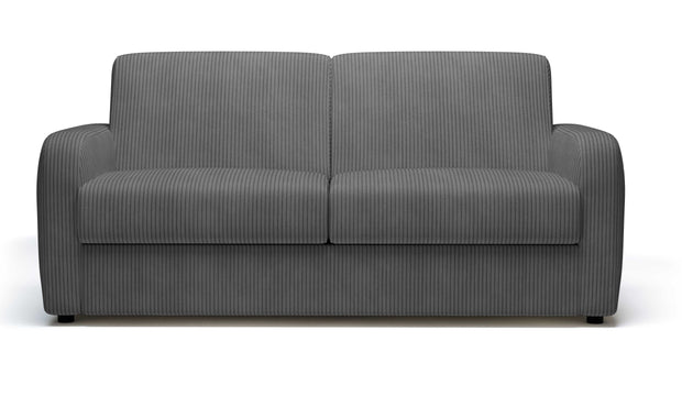 Canapé convertible CAMILLA 3P+lit en tissu velours côtelé Grey