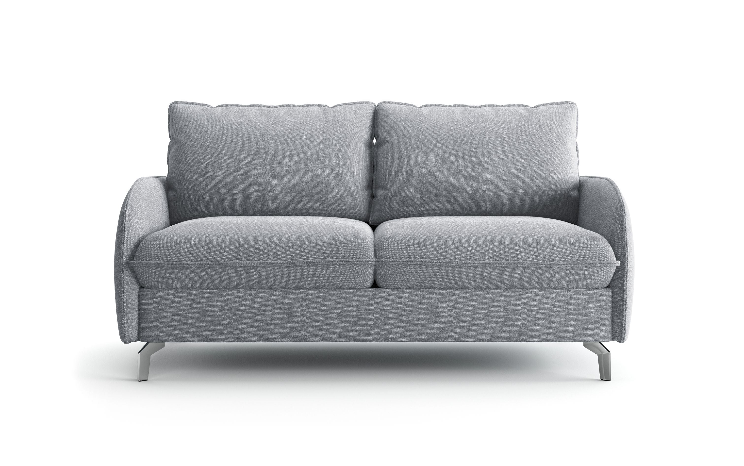 Canapé convertible OLIVER 3P+lit en tissu storm grigio chiaro