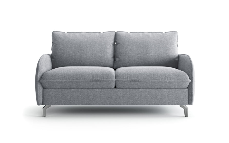 Canapé convertible OLIVER 3P+lit en tissu storm grigio chiaro