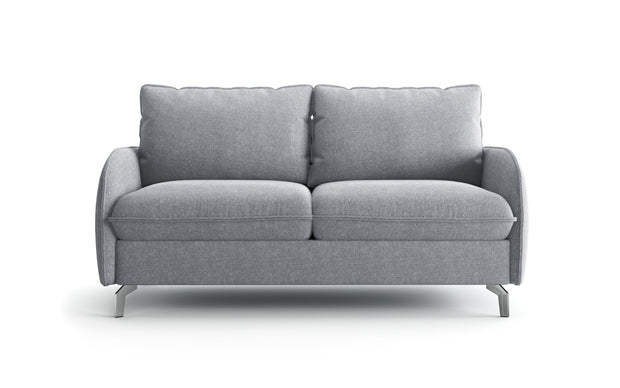 Canapé convertible OLIVER 3P+lit en tissu storm grigio chiaro