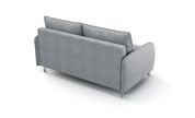 Canapé convertible OLIVER 3P+lit en tissu storm grigio chiaro